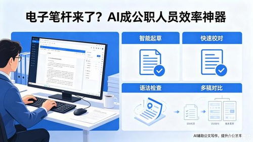“电子笔杆”来了 AI成公职人员效率神器